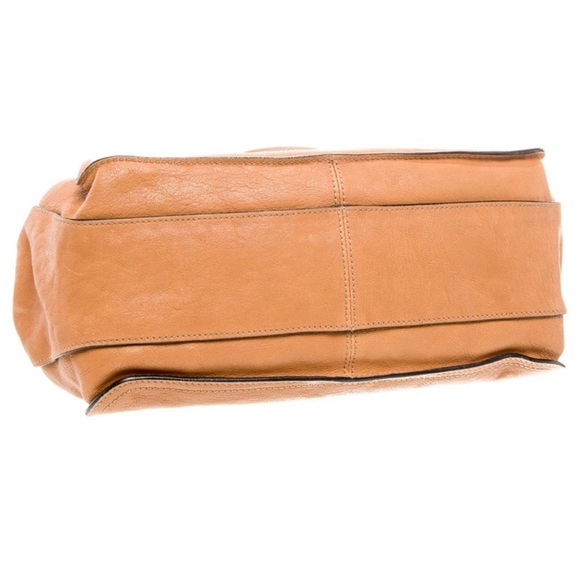 Chloe Tan Leather Bag w/crossbody strap - Picture 4 of 5